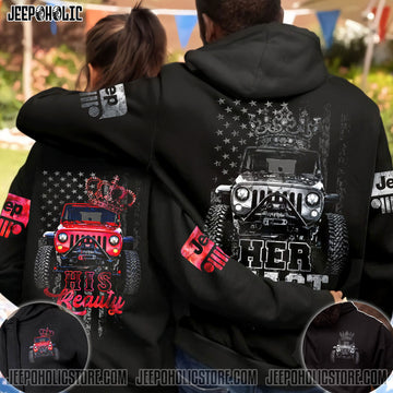 Jeep Couple Her Beast His Beauty All Over Print - image 2