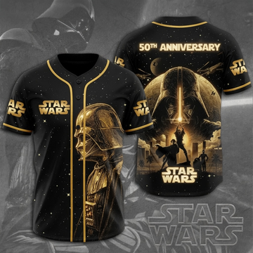Stwa Galaxy Star Celebrate 50 Years Of Legend - Personalized Baseball Jersey - Anniversary Gift For Movie Fans NL122