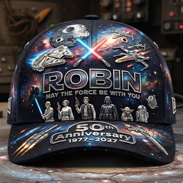 Stwa Galaxy Star 50th Anniversary - Personalized Classic Cap - Gift For Movie Fans NL122