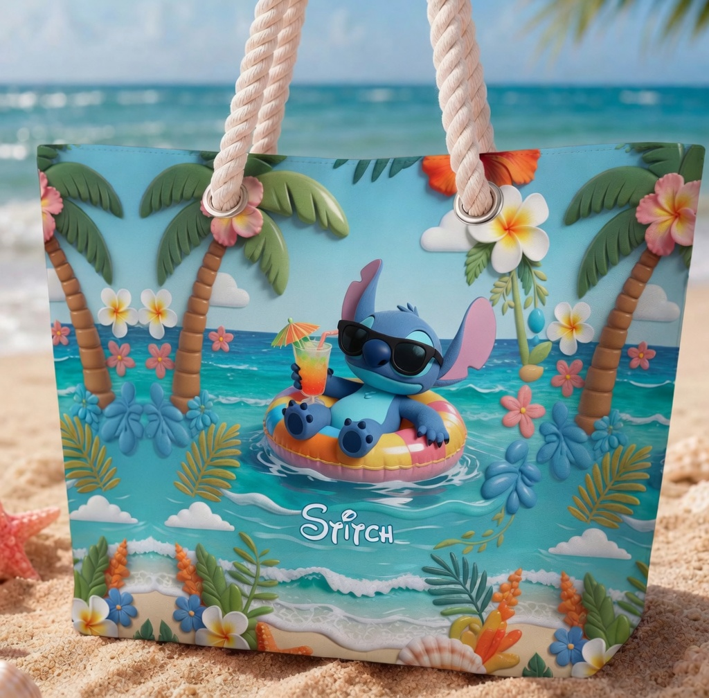 Summer Vibes - Personalized Beach Bag - Vacation Gift for Travelers NL122