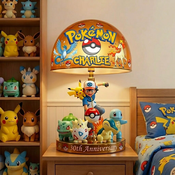 PoMo Celebrate 30 Years Of Catching Them All - Personalized Acrylic Light Box - Anniversary Gift For Movie Fans