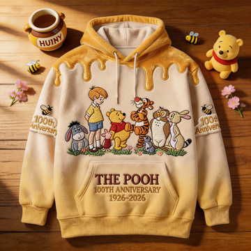 DSNY Honey Bear Celebrate 100 Years Of Magic Friendship - Personalized All Over Shirt - Anniversary Gift For Movie Fans NL122
