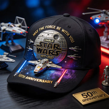 Stwa Galaxy Star Celebrate 50th Anniversary - Personalized Classic Cap - Gift For Movie Fans NL122