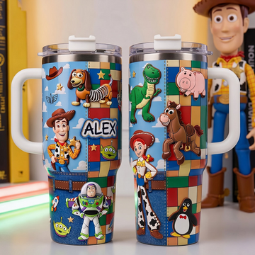 Cowboy Story - Personalized Tumbler - Gift For Kids, Fan Movies - DSNY