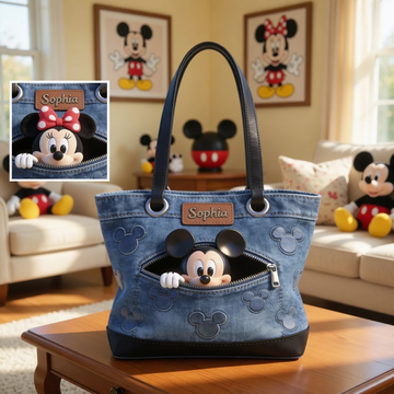 Magic Mouse Moments - Personalized Tote Bag - Gift For Movie Fans - MkMo