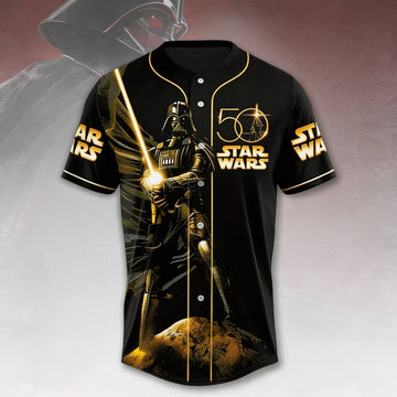 Stwa Galazy Star Celebrating 50th Anniversary - Personalized Baseball Jersey - Gift For Movie Fans NL122
