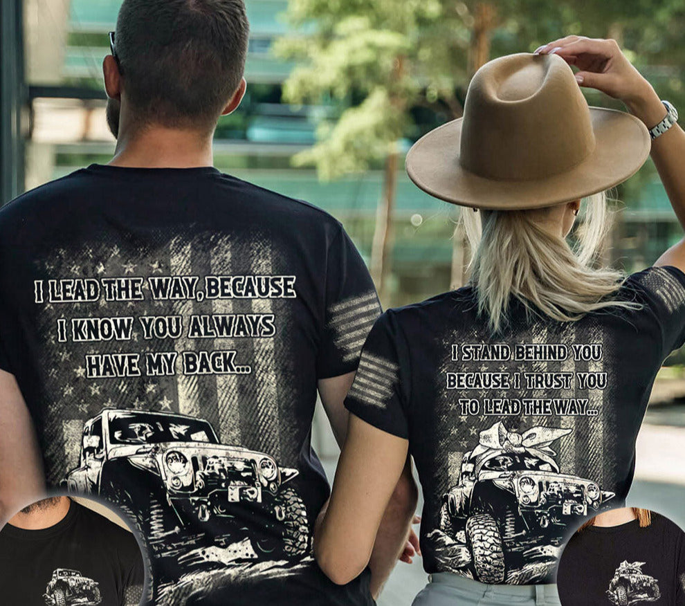 I Lead The Way Jeep Couple All Over Print - image 2