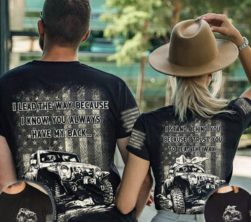 I Lead The Way Jeep Couple All Over Print - image 2