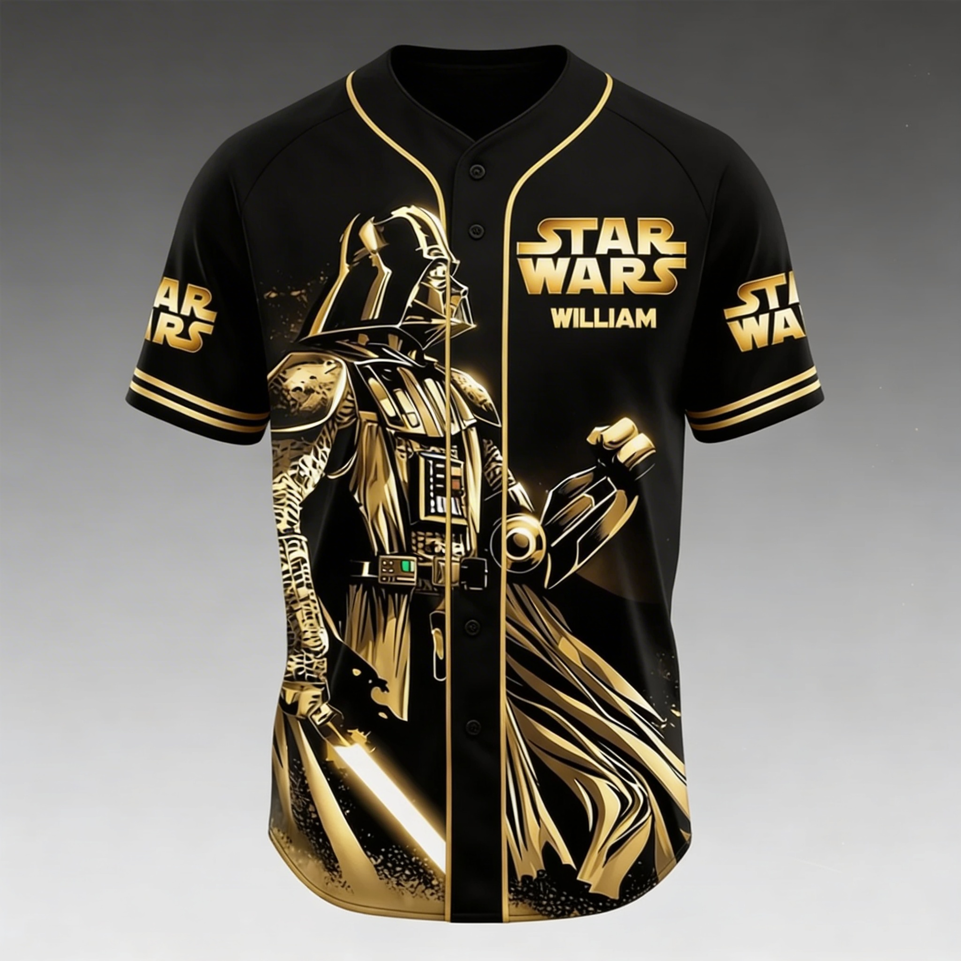 Stwa Galaxy Star Celebrate 50 Years Of Legend - Personalized Baseball Jersey - Gift For Him, Movie Fans NL122