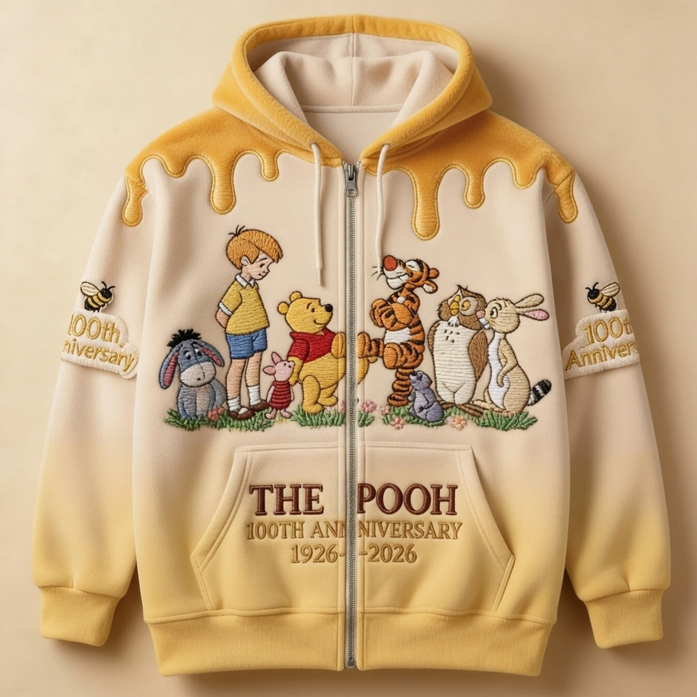 DSNY Honey Bear Celebrate 100 Years Of Magic Friendship - Personalized All Over Shirt - Anniversary Gift For Movie Fans NL122
