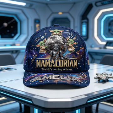 Stwa Galaxy Star Warrior Mom - Personalized Classic Cap - Gift For Mom, Movie Fans NL122