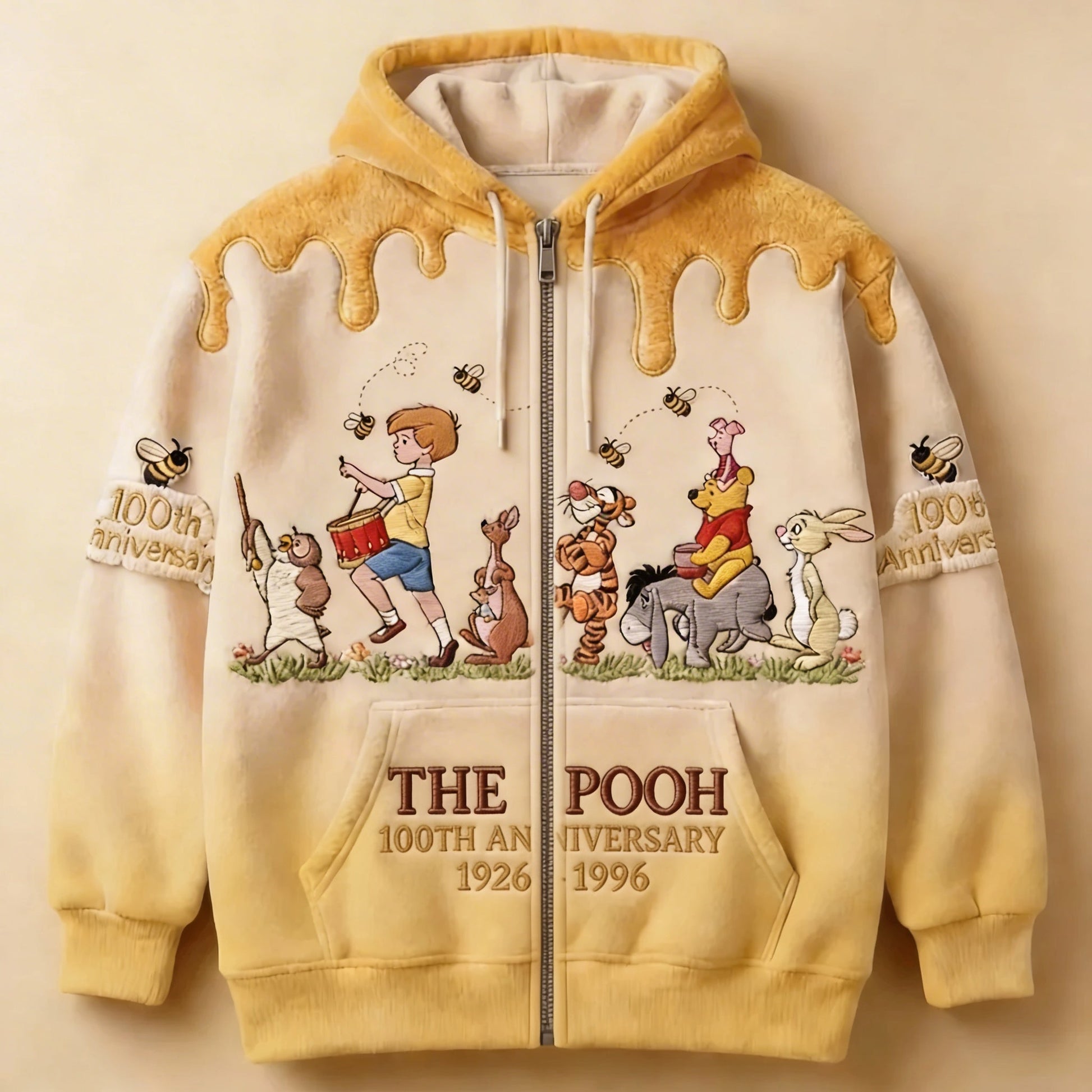 DSNY Honey Bear Celebrate 100 Years Of Friendship - Personalized All Over Shirt - Anniversary Gift For Movie Fans NL122