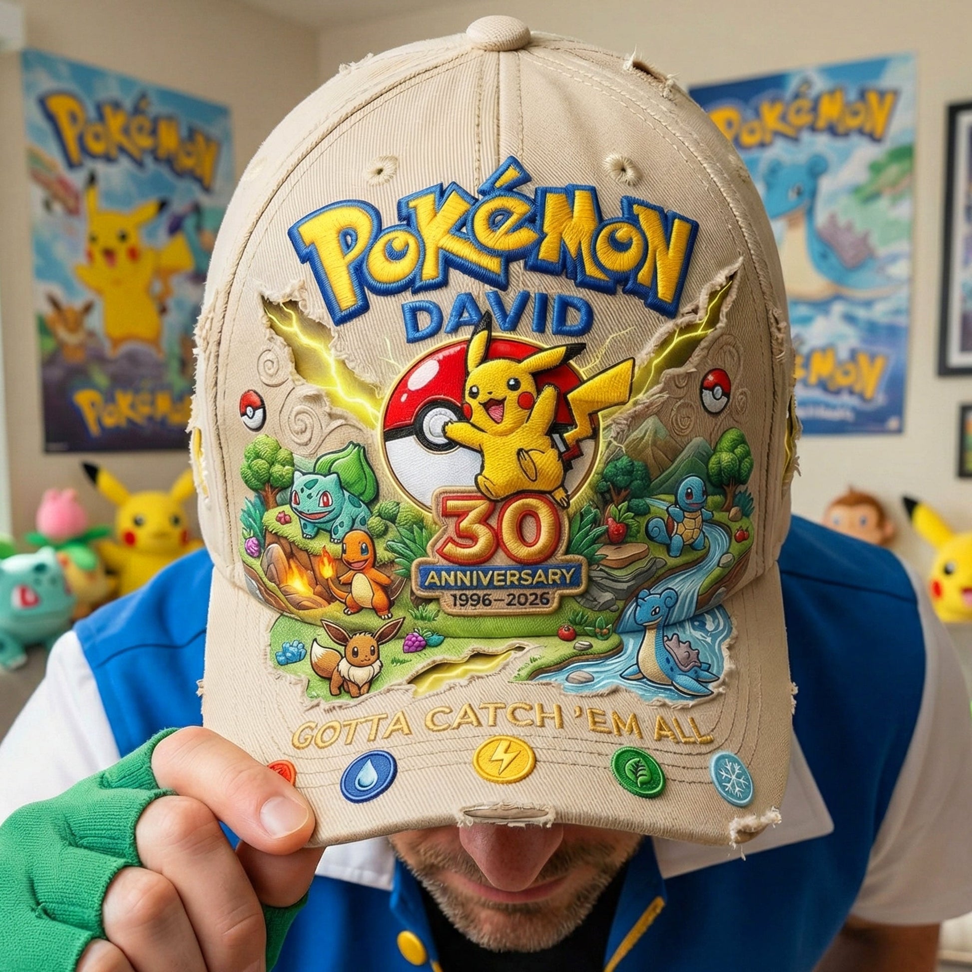 PoMo Celebrate 30 Years Of Trainers - Personalized Classic Cap -  Anniversary Gift For Movie Fans NL122 - image 2