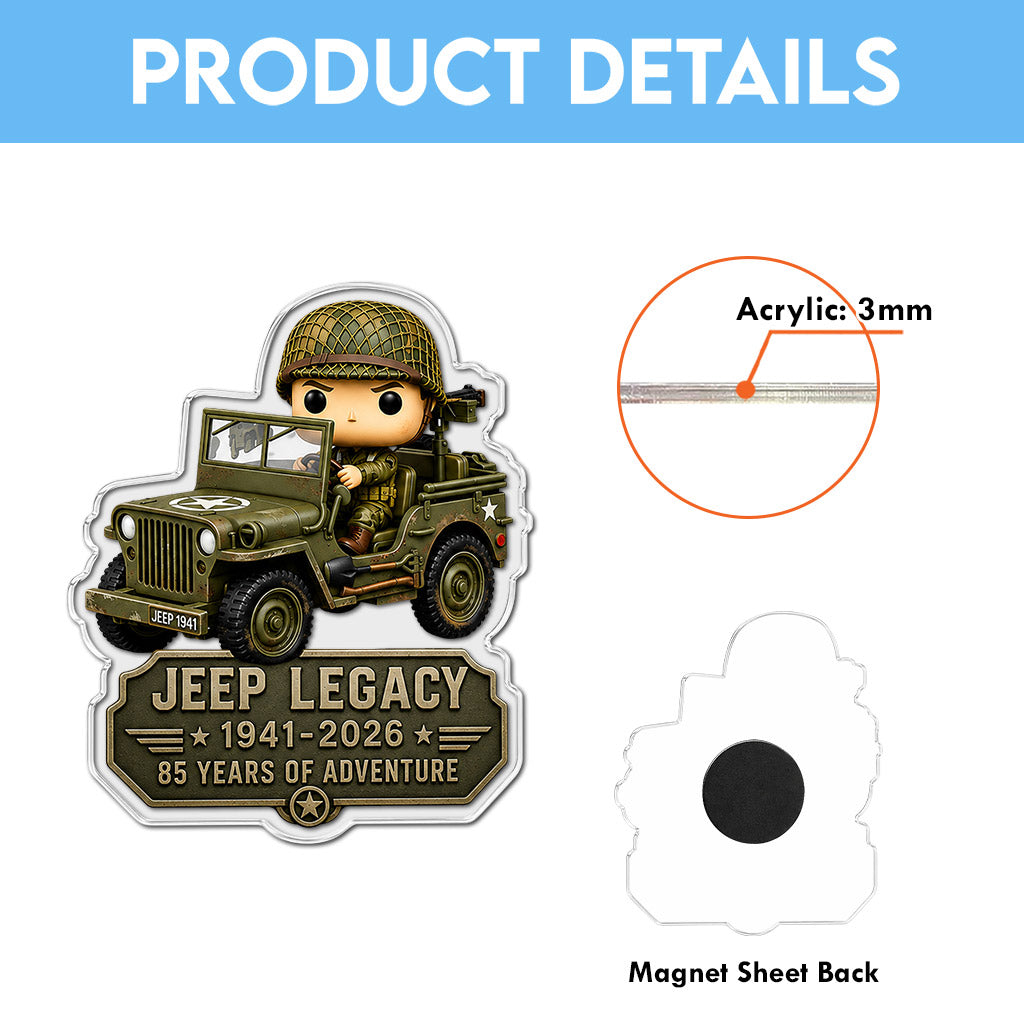 Jeep Legacy 85th Anniversary Commemorative Magnet TN2608271525