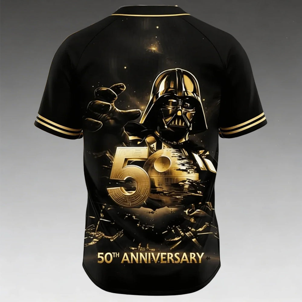 Stwa Galaxy Star Celebrate 50 Years Of Legend - Personalized Baseball Jersey - Gift For Him, Movie Fans NL122