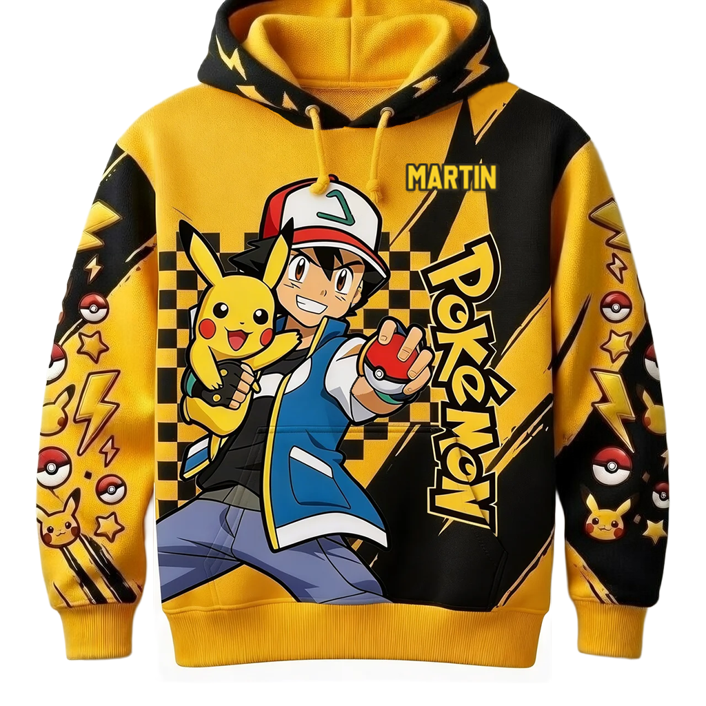 PoMo Celebrate 30 Years Of Catching Them All - Personalized All Over Shirt - Anniversary Gift For Movie Fans BA01