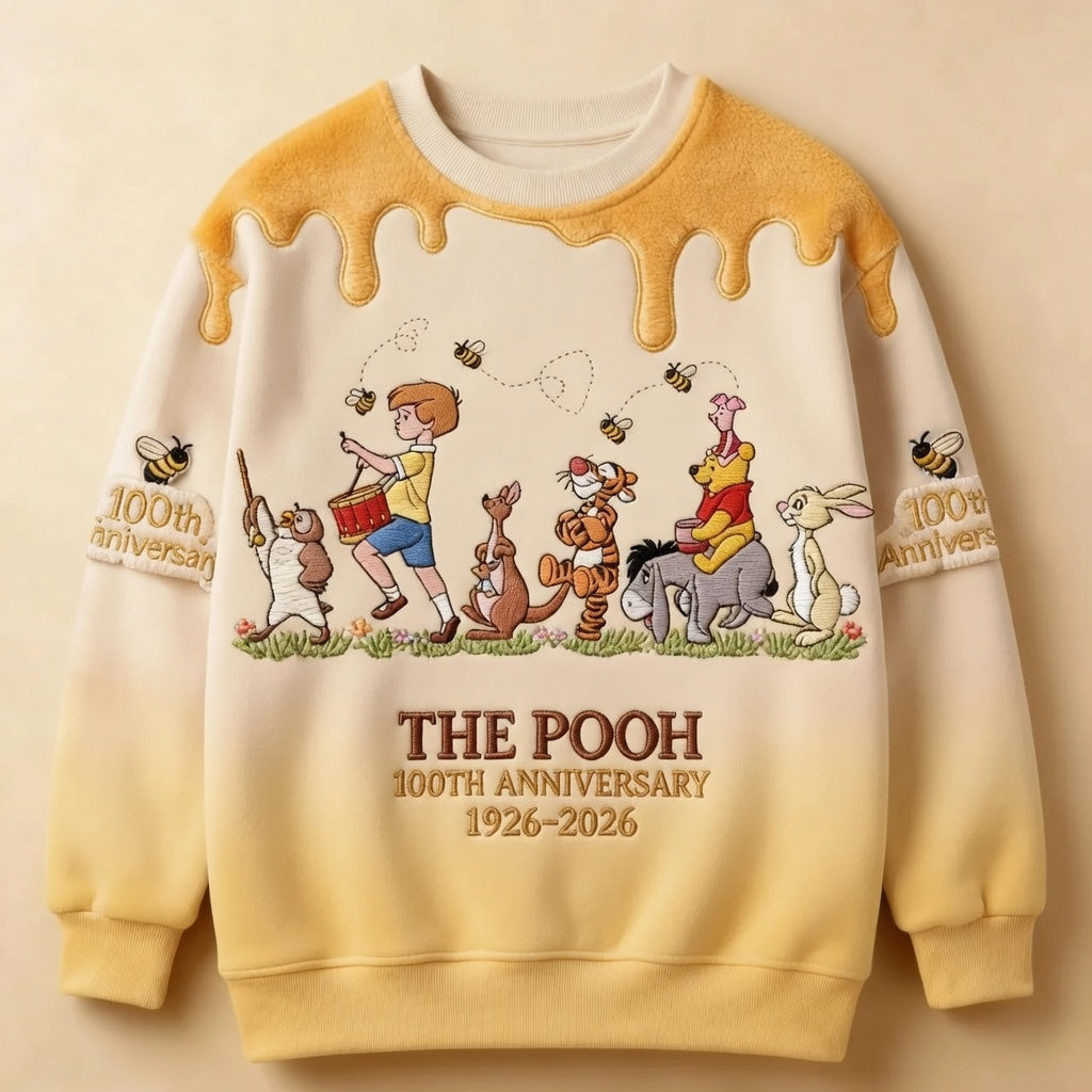 DSNY Honey Bear Celebrate 100 Years Of Friendship - Personalized All Over Shirt - Anniversary Gift For Movie Fans NL122