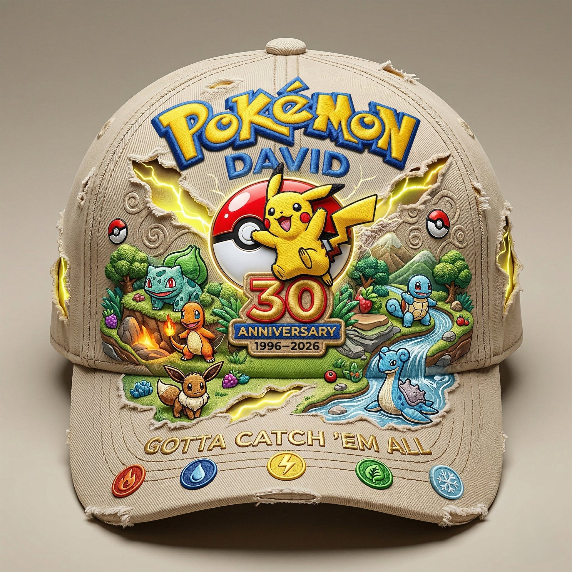 PoMo Celebrate 30 Years Of Trainers - Personalized Classic Cap -  Anniversary Gift For Movie Fans NL122 - image 3