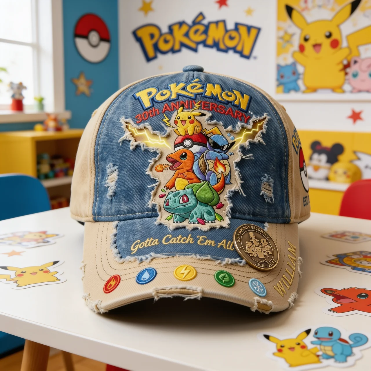 PoMo Celebrate 30 Years Of Legend - Personalized Classic Cap - Anniversary Gift For Movie Fans - image 3