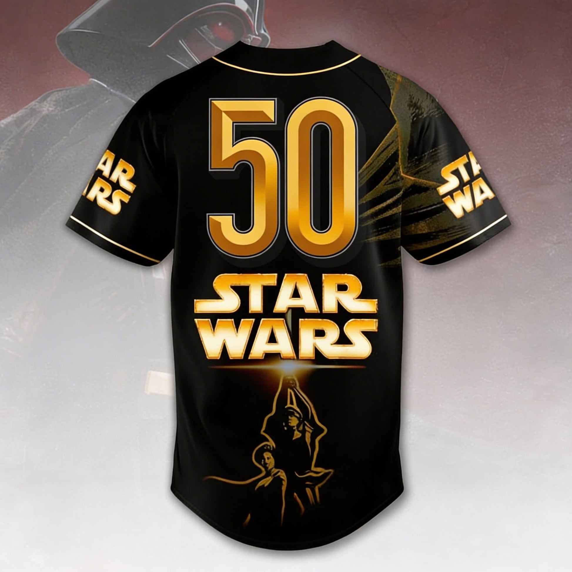 Stwa Galazy Star Celebrating 50th Anniversary - Personalized Baseball Jersey - Gift For Movie Fans NL122