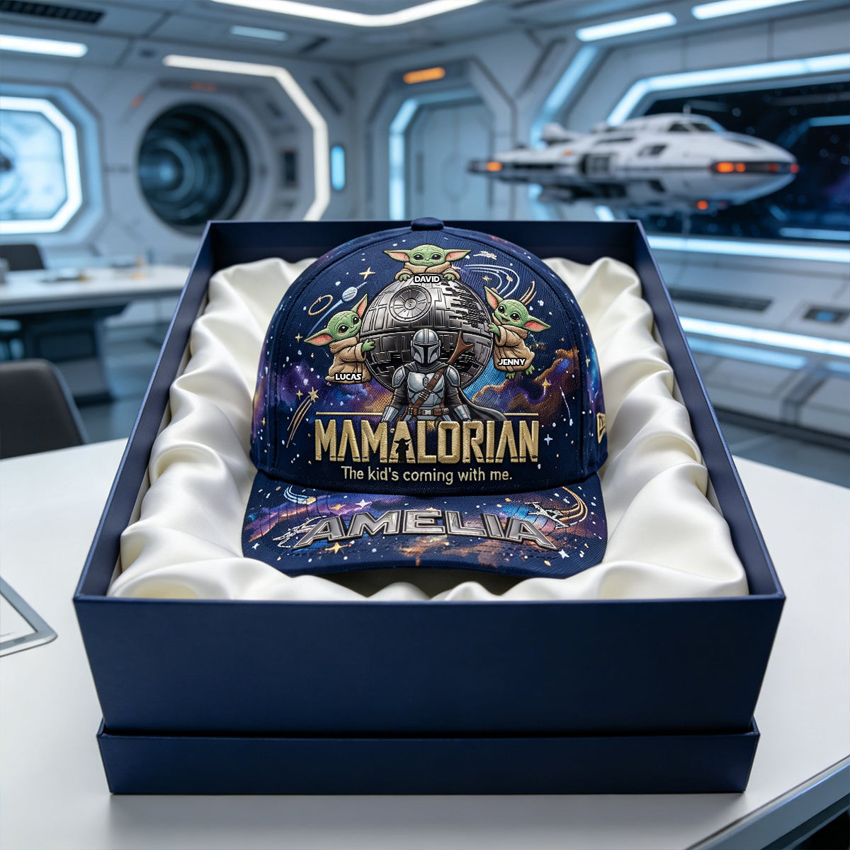 Stwa Galaxy Star Warrior Mom - Personalized Classic Cap - Gift For Mom, Movie Fans NL122