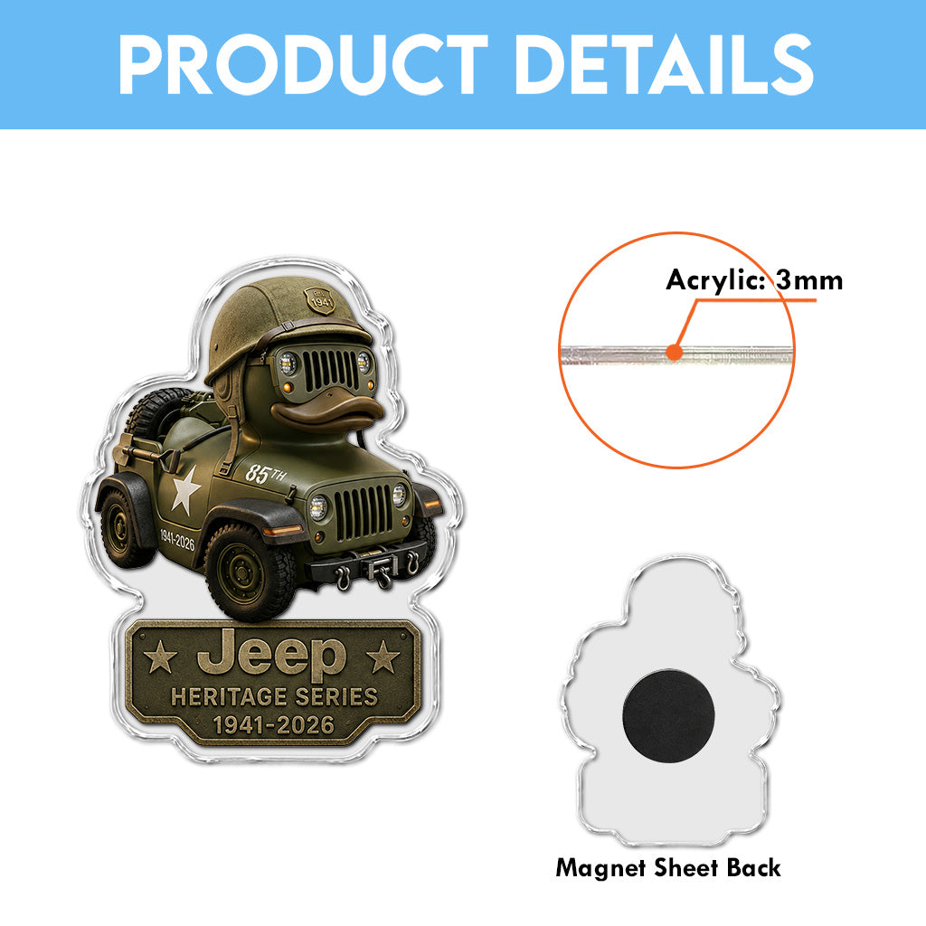 Jeep 85th Anniversary Tactical Duck Commander Commemorative Magnet TN2608271516