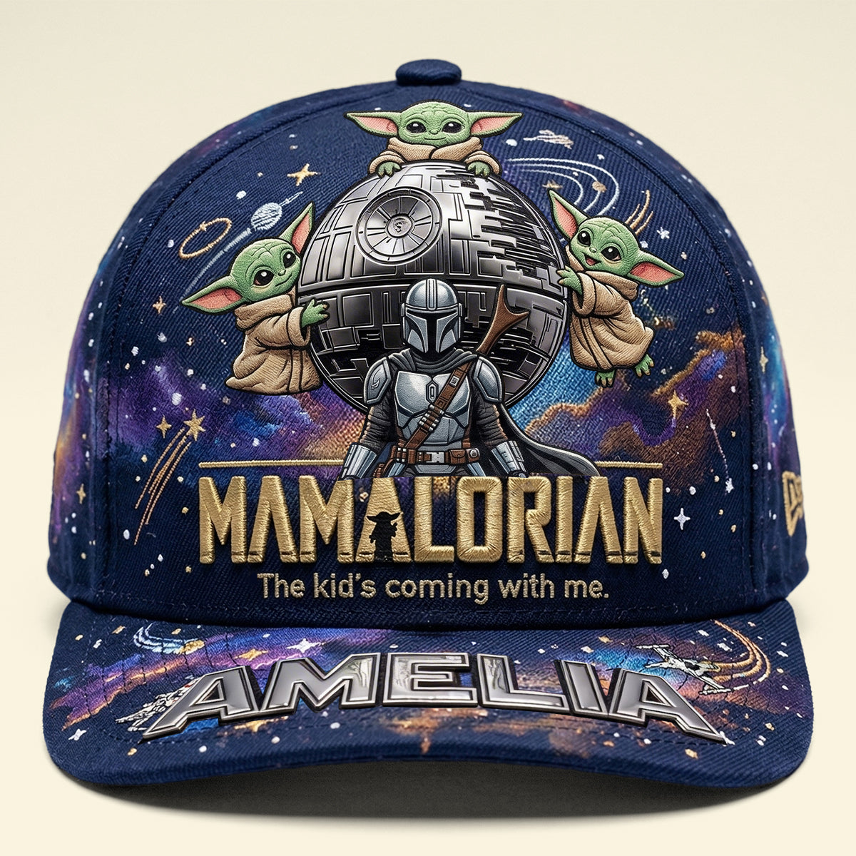 Stwa Galaxy Star Warrior Mom - Personalized Classic Cap - Gift For Mom, Movie Fans NL122