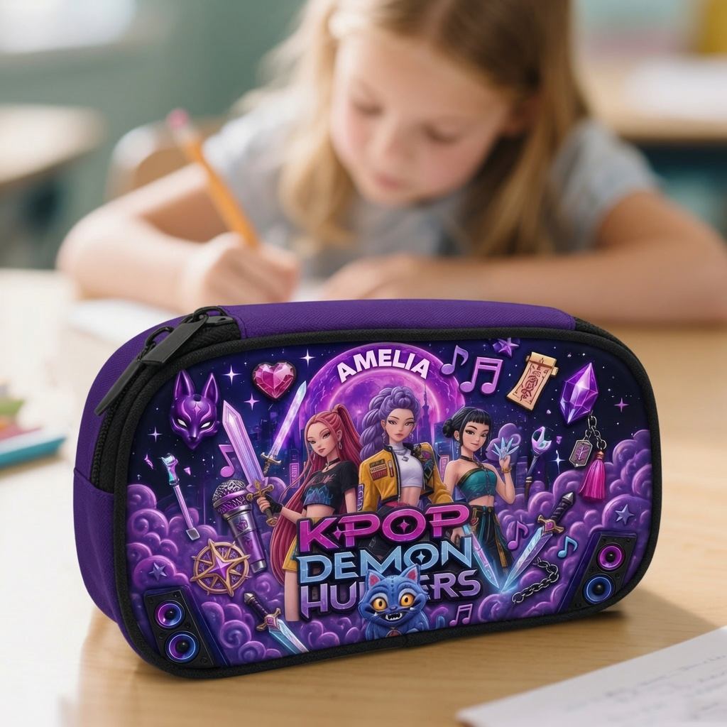 Just Loves Fantasy Girl - Personalized Backpack, Lunch Bag, Pencil Case & Water Bottle - Back to School Gifts - image 4