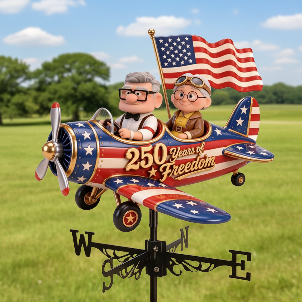 DSNY You Are My Greatest Adventure - Personalized Weather Vane - Gift For Family, Patriots NL122