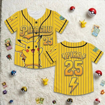 PoMo Celebrate 30 Years Of Catching Them All - Personalized Baseball Jersey For Kids, Youth, Adult - Gift For Movie Fans BA01