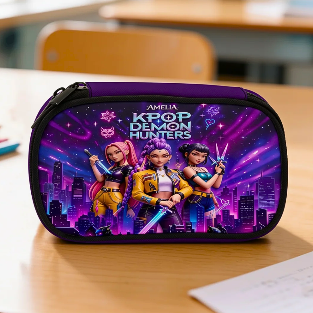 Just Loves Fantasy Girl - Personalized Backpack, Lunch Bag, Pencil Case & Water Bottle - Back To School Gifts - image 4