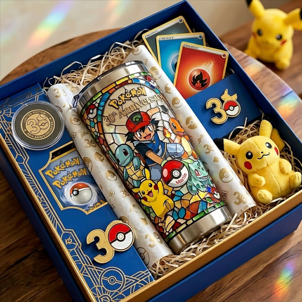 PoMo Celebrate 30th Anniversary Of Catching Them All - Personalized Tumbler - Gift For Movie Fans BA01