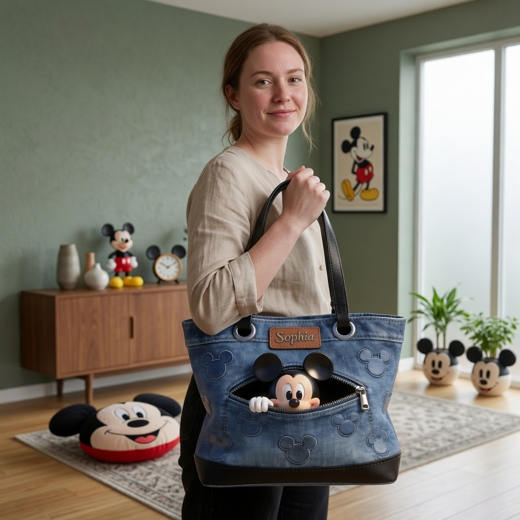 Magic Mouse Moments - Personalized Tote Bag - Gift For Movie Fans - MkMo - image 6
