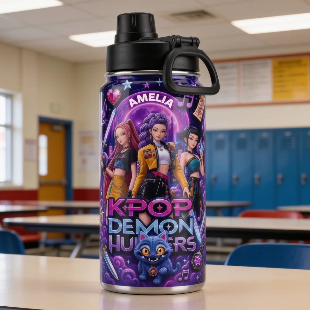 Just Loves Fantasy Girl - Personalized Backpack, Lunch Bag, Pencil Case & Water Bottle - Back to School Gifts - image 6