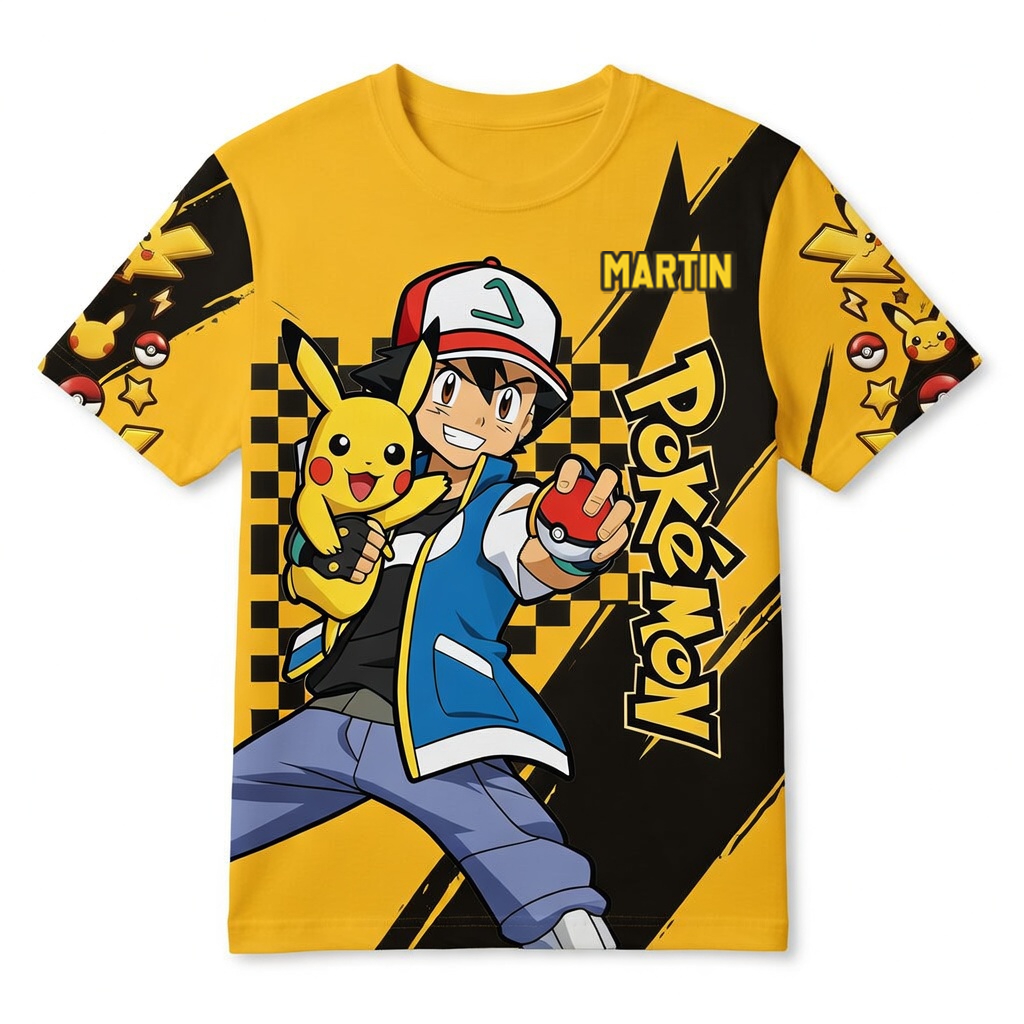PoMo Celebrate 30 Years Of Catching Them All - Personalized All Over Shirt - Anniversary Gift For Movie Fans BA01