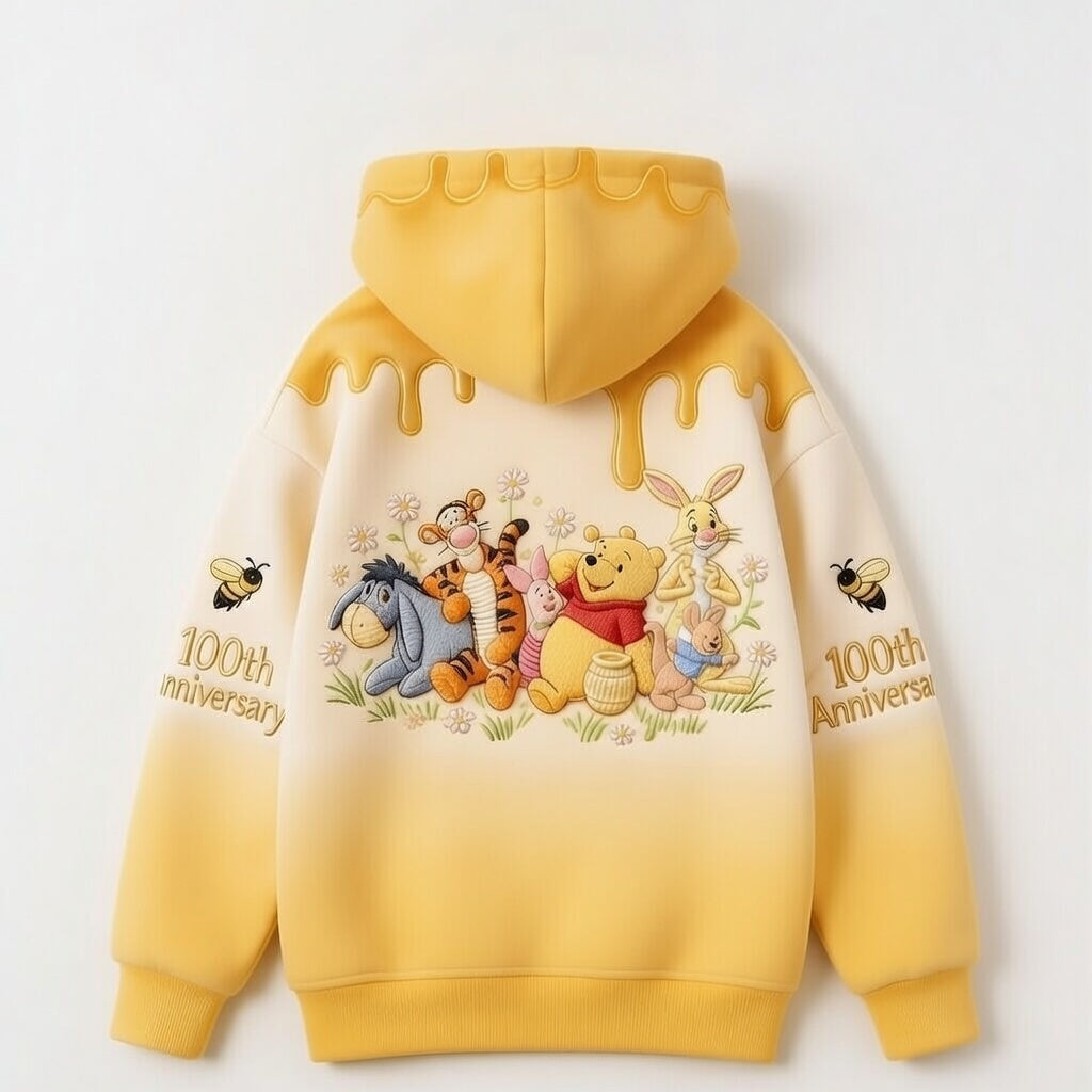 DSNY Honey Bear Celebrating A Century Of Friendship - Personalized All Over Shirt - Anniversary Gift For Movie Fans NL122