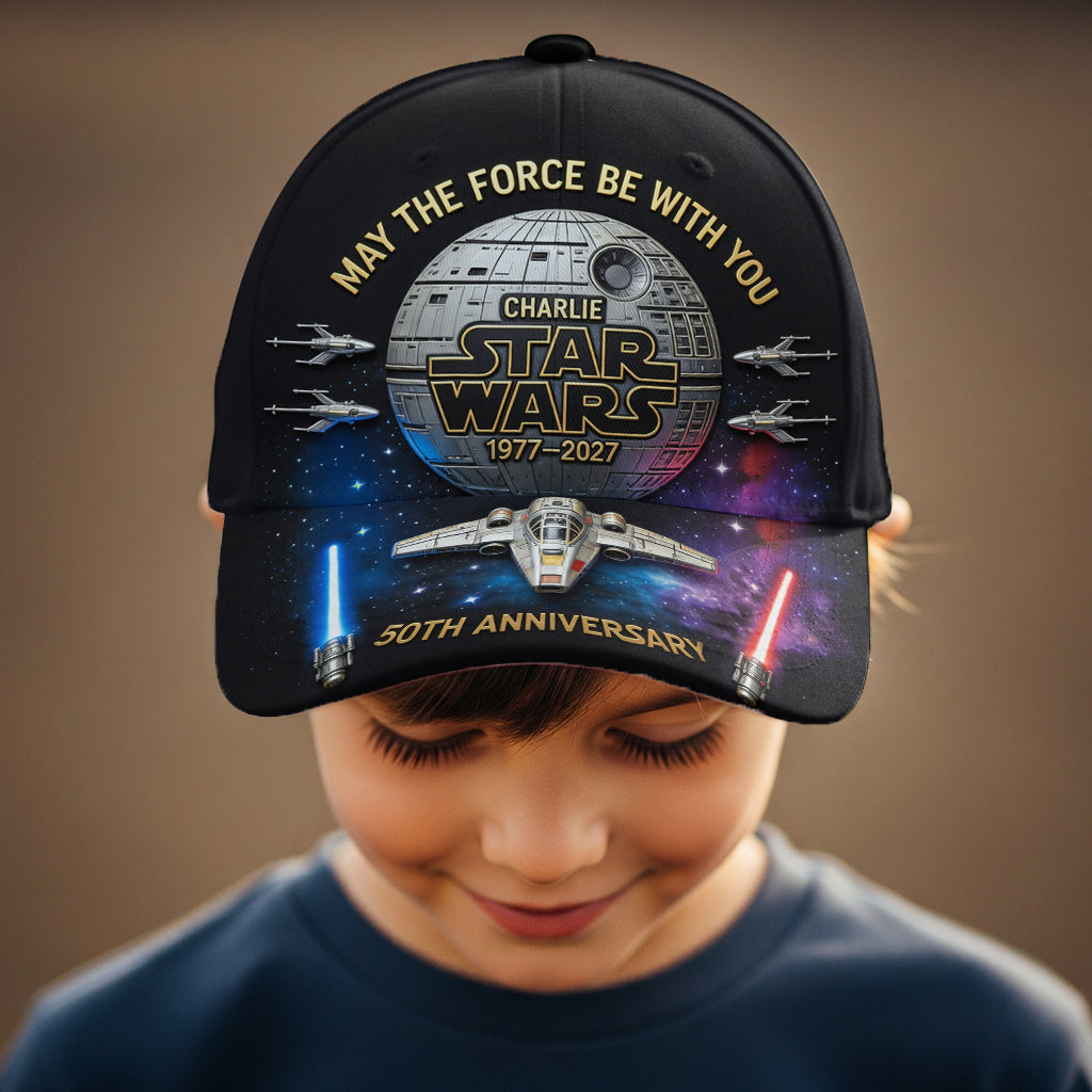 Stwa Galaxy Star Celebrate 50th Anniversary - Personalized Classic Cap - Gift For Movie Fans NL122