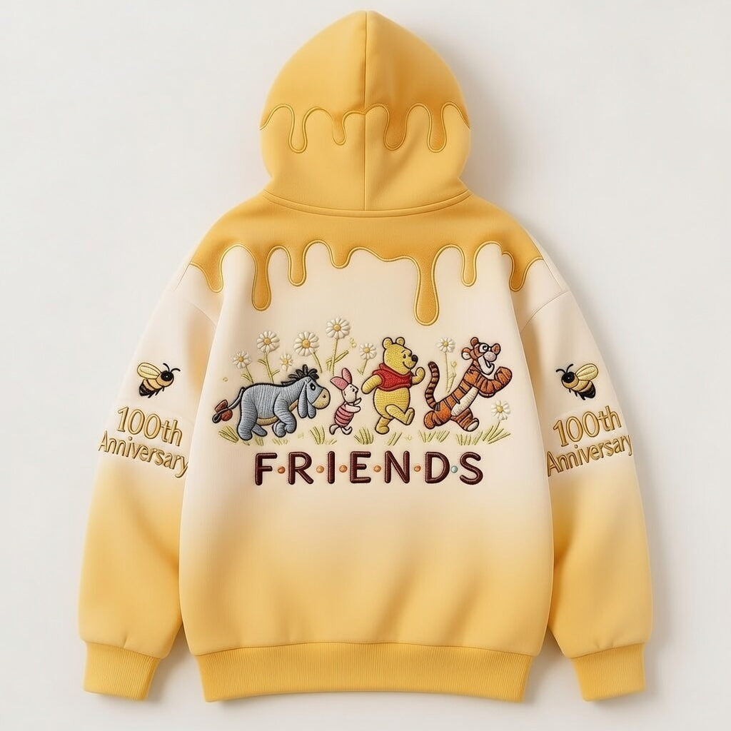 DSNY Honey Bear 100 Years Of Friendship Together - Personalized All Over Shirt - Anniversary Gift For Movie Fans NL122