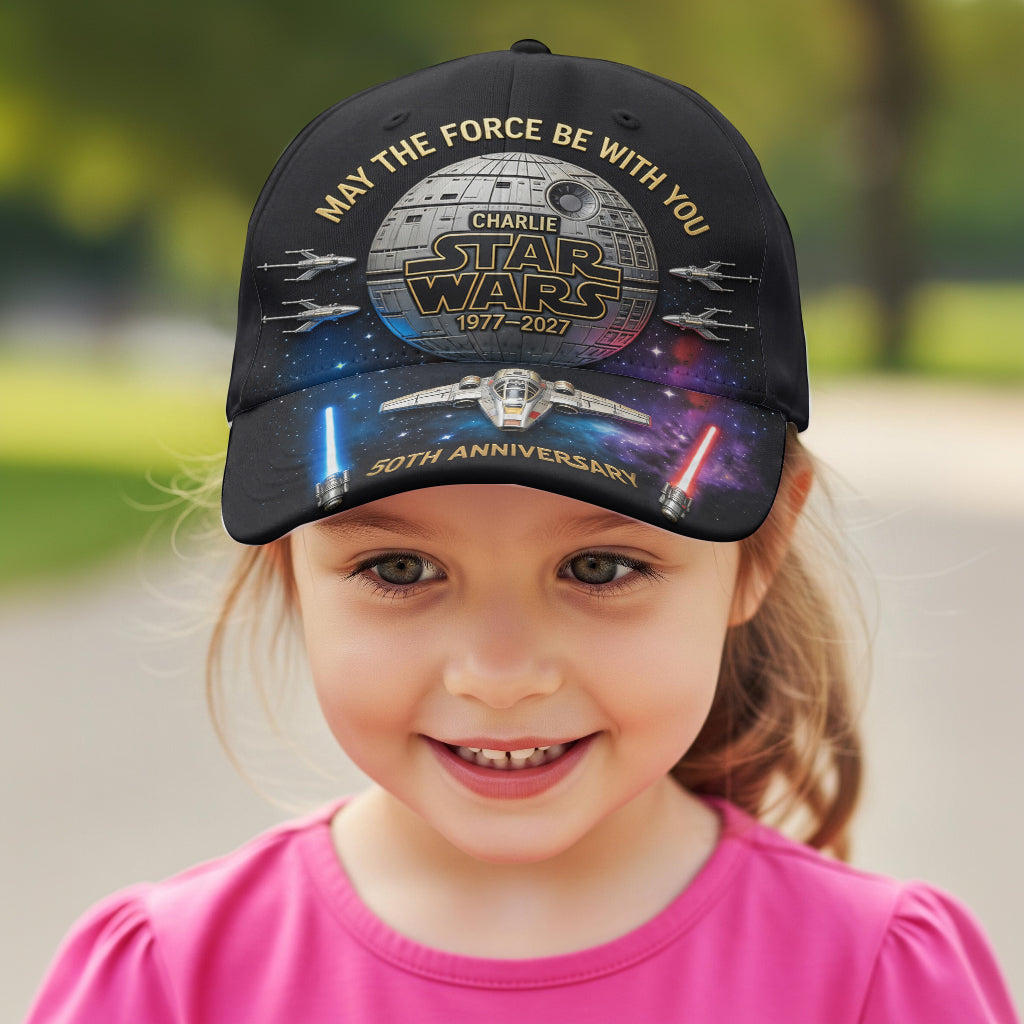 Stwa Galaxy Star Celebrate 50th Anniversary - Personalized Classic Cap - Gift For Movie Fans NL122