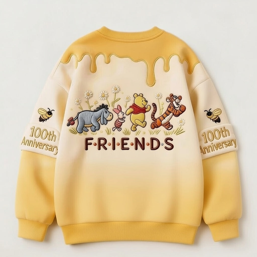 DSNY Honey Bear 100 Years Of Friendship Together - Personalized All Over Shirt - Anniversary Gift For Movie Fans NL122