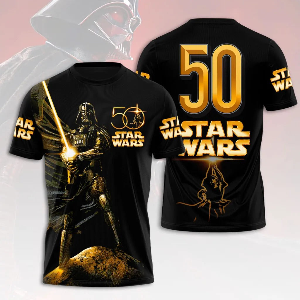 Stwa Galazy Star Celebrating 50th Anniversary - Personalized All Over Shirt - Gift For Movie Fans NL122