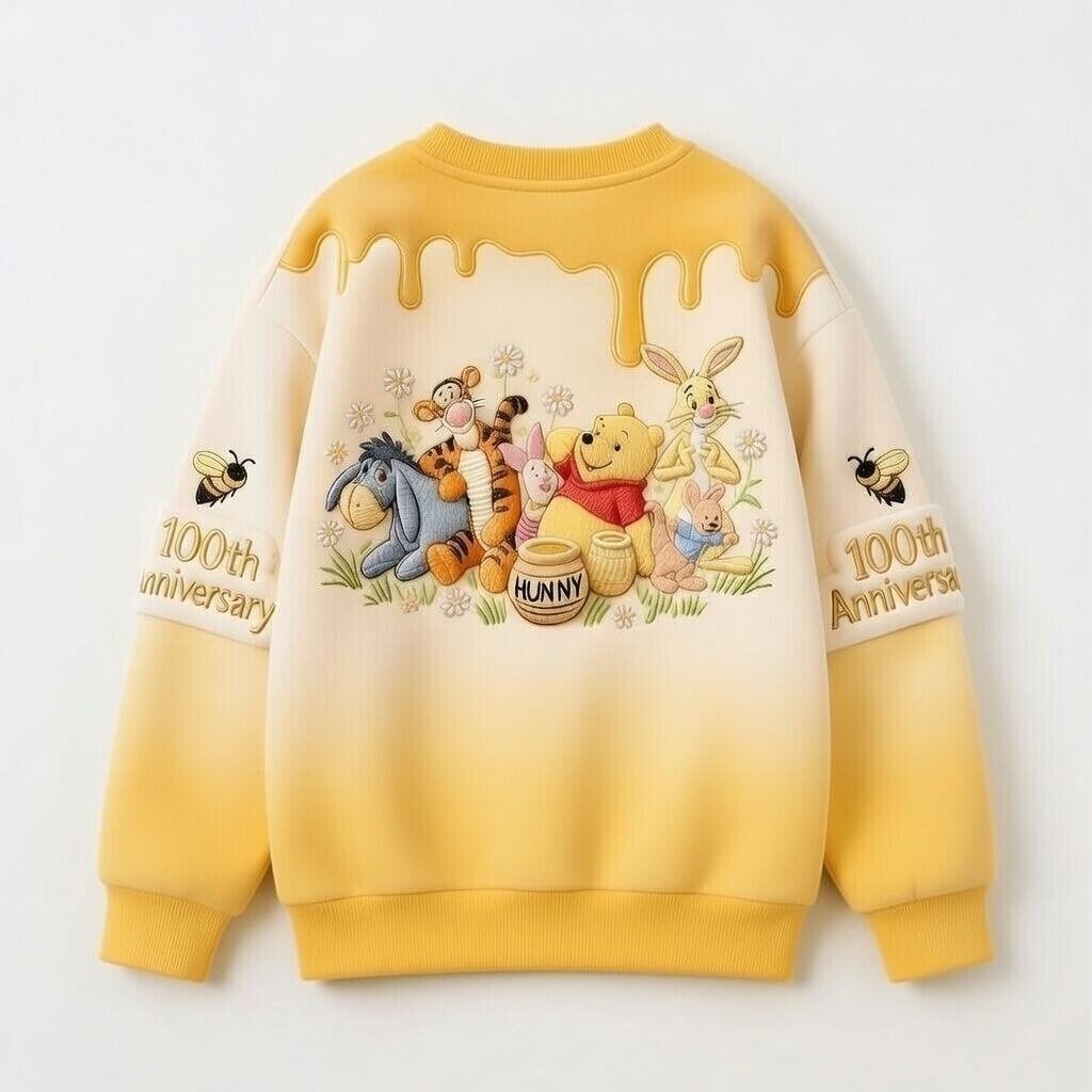 DSNY Honey Bear Celebrating A Century Of Friendship - Personalized All Over Shirt - Anniversary Gift For Movie Fans NL122