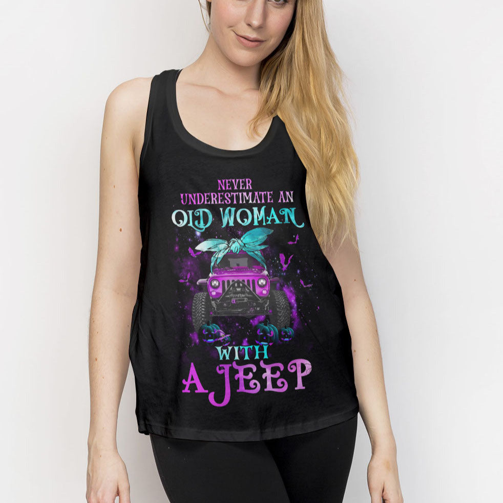Never Underestimate An Old Woman With A Jeep All Over Print - image 11