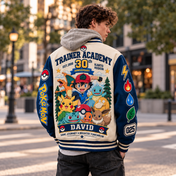 PoMo  30 Years of Adventure - Personalized Varsity Jacket - Gift For Movie Fans-DN1410260024