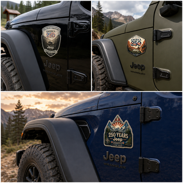 Jeep Anniversary Honor Vinyl Car Magnet TN2608271536