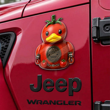 Jeep 85th Anniversary Tomato Duck Acrylic Magnet TN2608271523