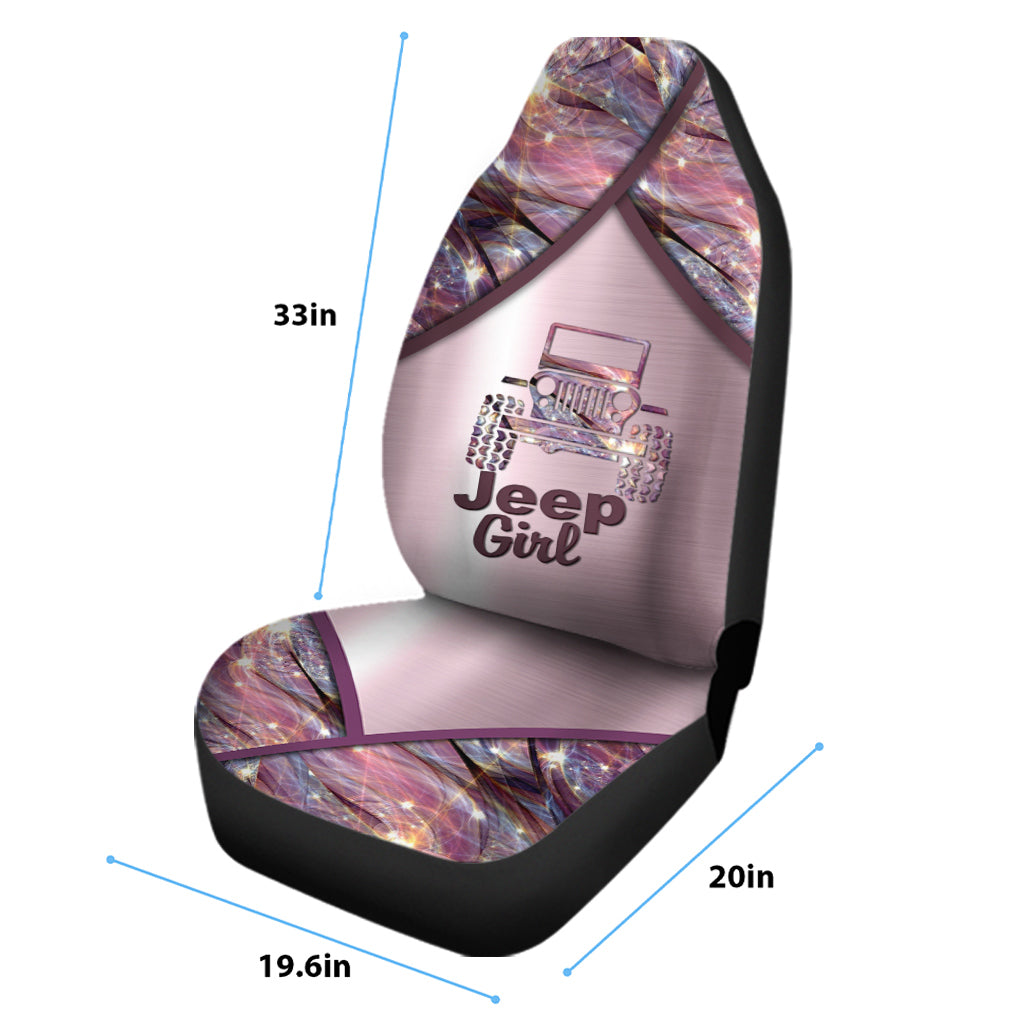 Jeep Girl Marble Car Seat Covers Set Of 2