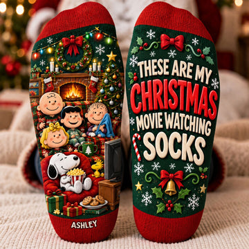 Penu Movie Watch Party Middle Tube Socks - Personalized Gifts For Christmas
