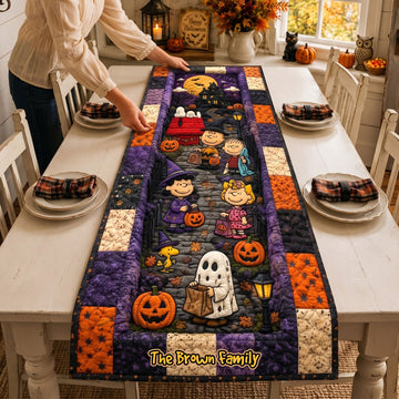 P-nust World Quilted Table Runner - Personalized Halloween Gifts TN2209261825
