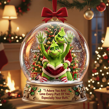 I Adore You Acrylic Ornament – Personalized Christmas Gift For Couple TGrin-TN1709262216